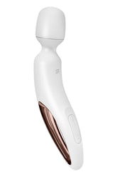 Satisfyer Wand-erland 50 Mode Body Wand Massager - White - Body Wands